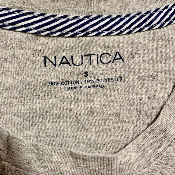 Nautica Tee Small Grey Nautica Graphic Red Pink Navy Blue Int’l Logo Short Slvs - Picture 10 of 14
